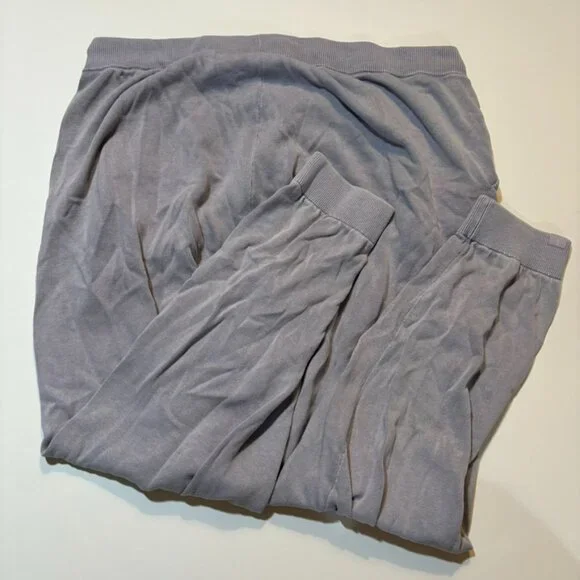Barefoot Dreams Sunbleached Cotton Jogger Pants Gray Size XL - Picture 8 of 8